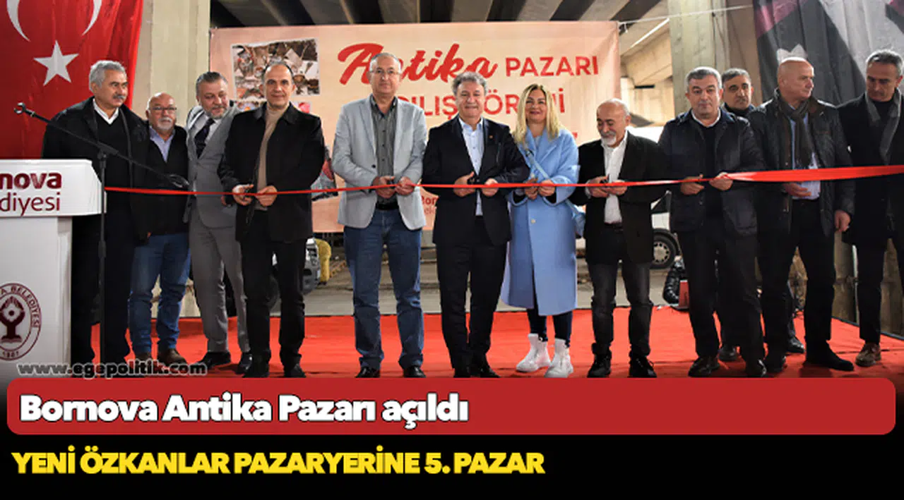 Bornova Antika Pazarı açıldı