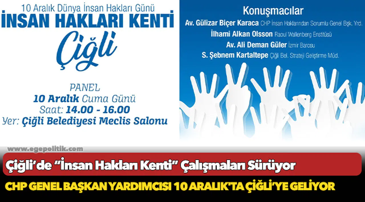 Çiğli’de “İnsan Hakları Kenti” Çalışmaları Sürüyor