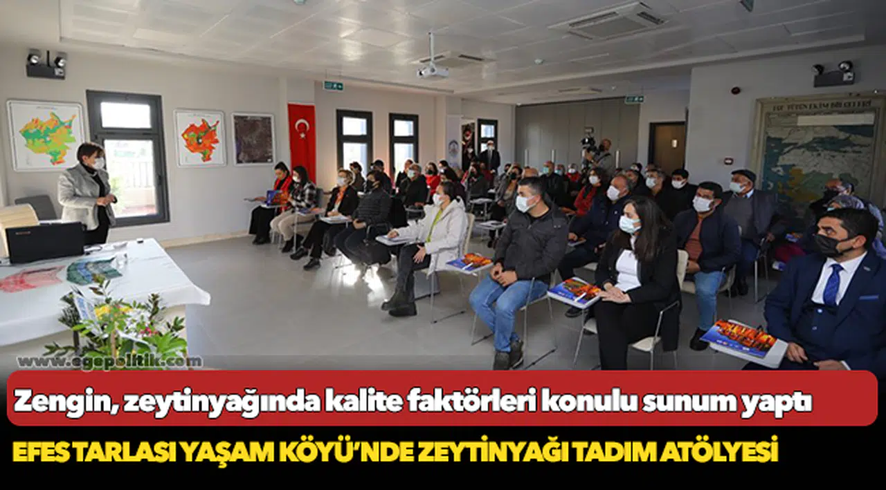 Efes Tarlası Yaşam Köyü’Nde Zeytinyağı Tadım Atölyesi