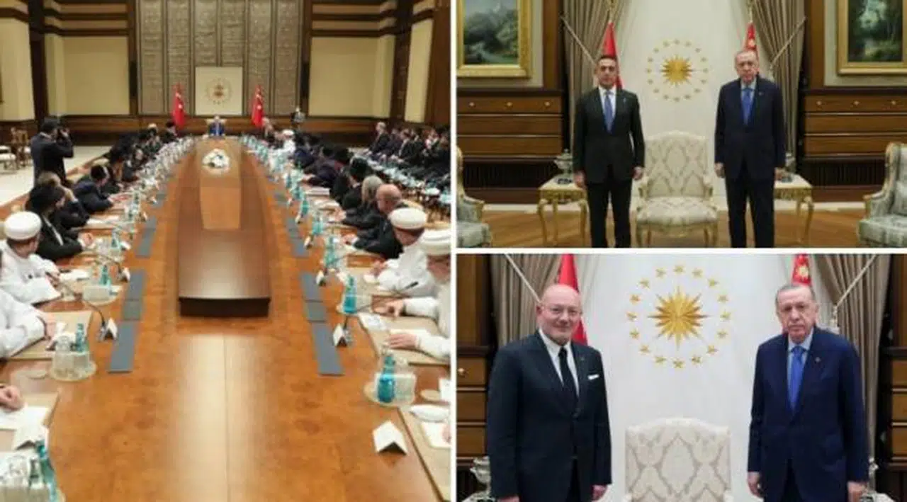 Erdoğan'dan üç ayrı görüşme: Ali Koç, Ferit Şahenk ve hahamlar