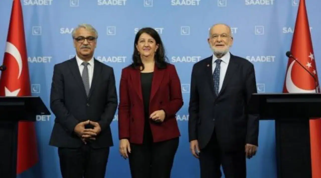 HDP Saadet Partisi'ni ziyaret etti, seçim çağrısı yapıldı