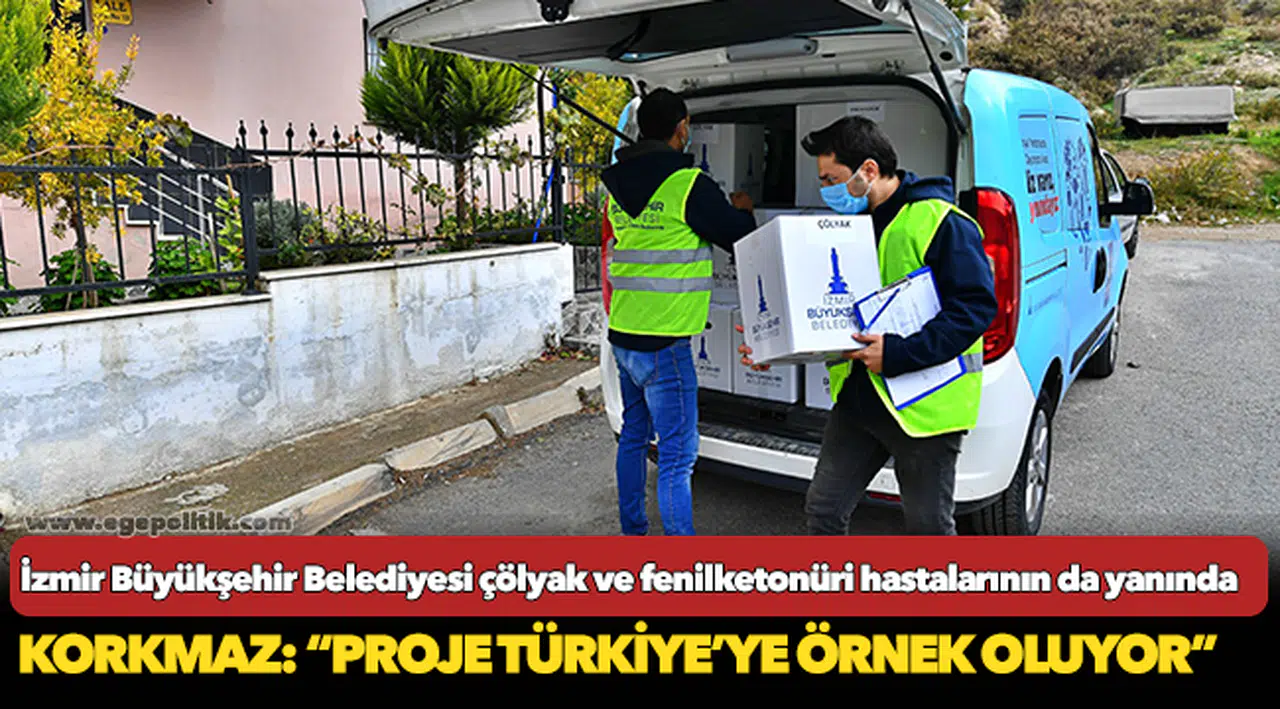 İzmir Büyükşehir Belediyesi çölyak ve fenilketonüri hastalarının da yanında