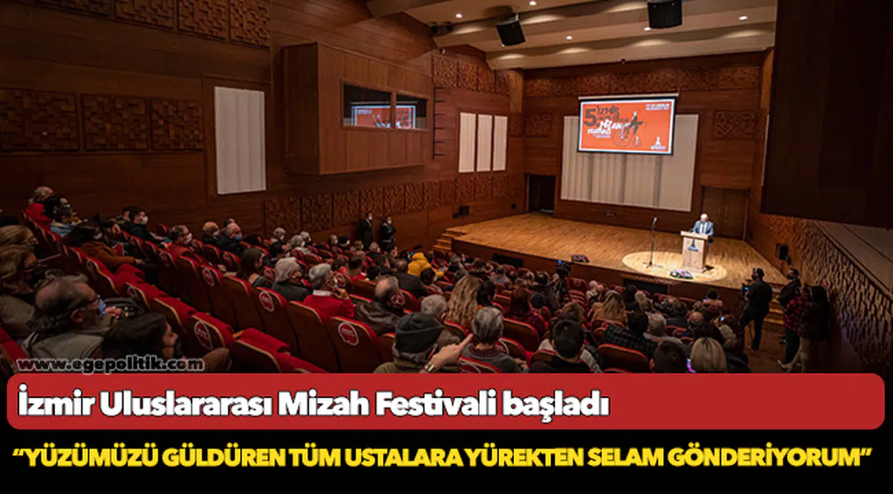 İzmir Uluslararası Mizah Festivali başladı
