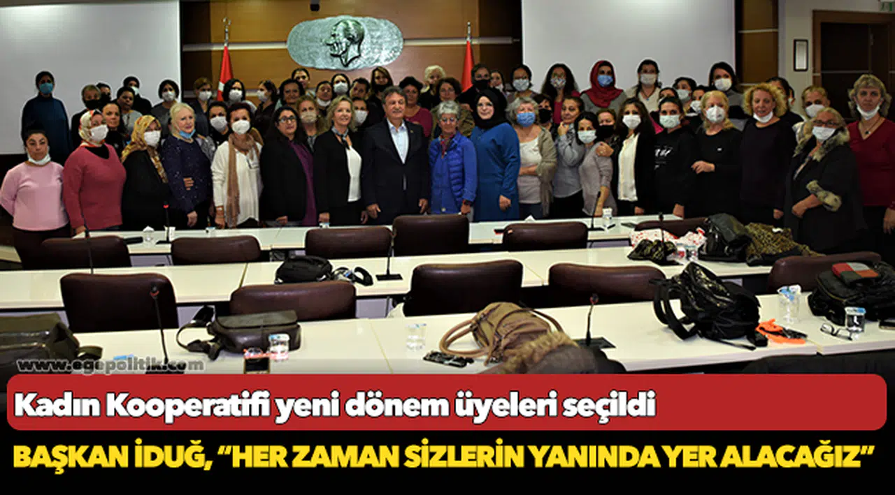 Kadın Kooperatifi yeni dönem üyeleri seçildi