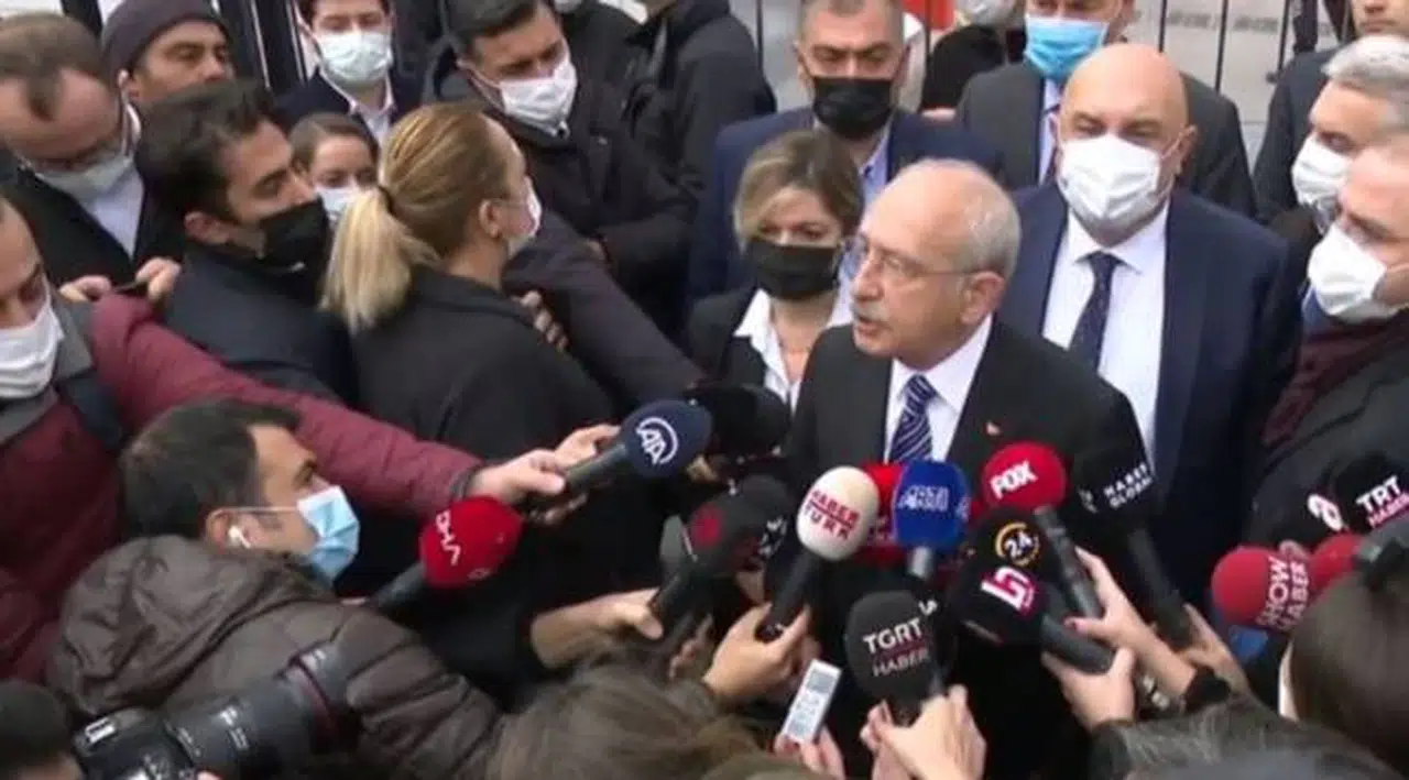 Kemal Kılıçdaroğlu TÜİK binasına alınmadı