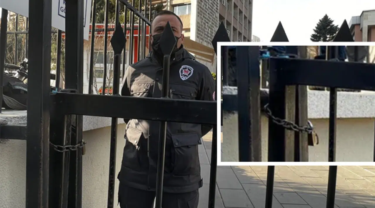 Kılıçdaroğlu'nun gelişi öncesi MEB'in kapısına kilit vuruldu!