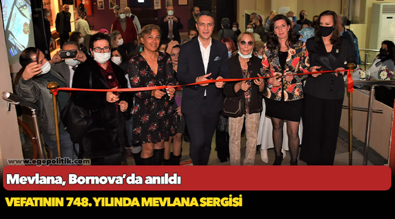 Mevlana, Bornova’da anıldı