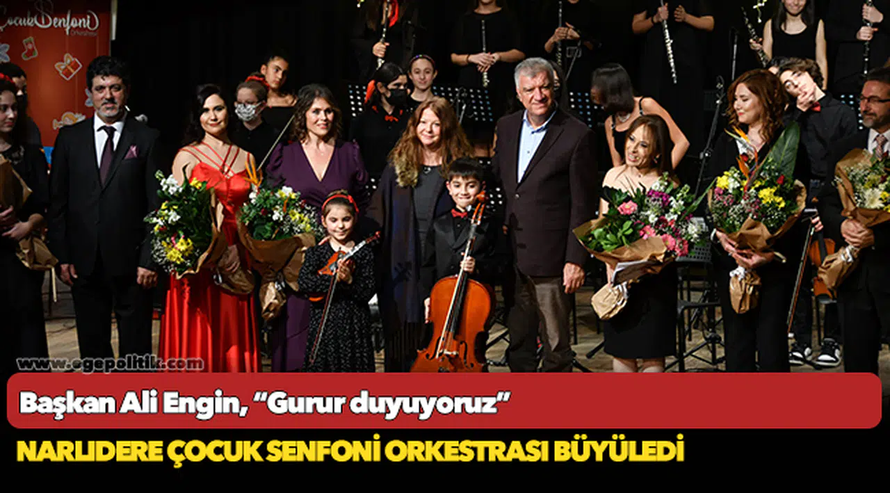 Narlıdere Çocuk Senfoni Orkestrası Büyüledi