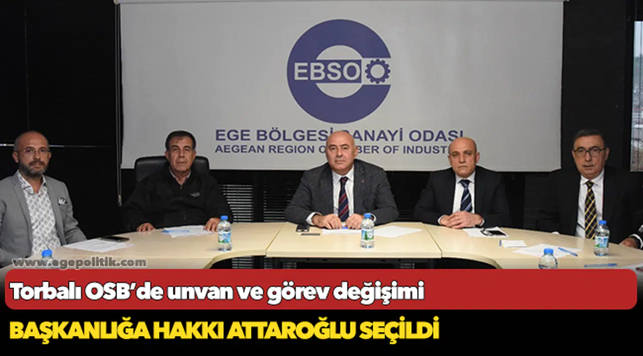 Torbalı OSB’de unvan ve görev değişimi