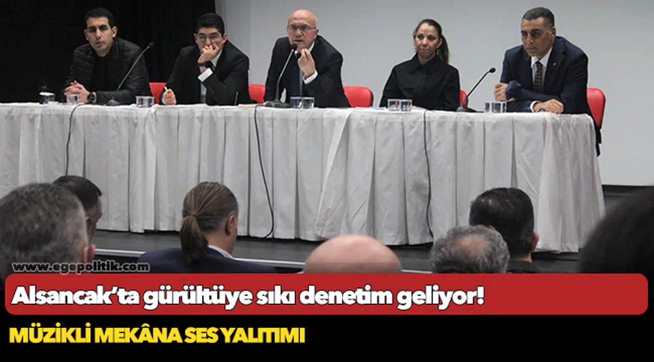 Alsancak’ta gürültüye  sıkı denetim geliyor!