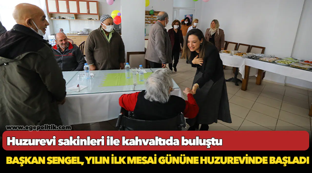 Başkan Ceritoğlu Sengel Yılın İlk Mesai Gününe Huzurevinde Başladı