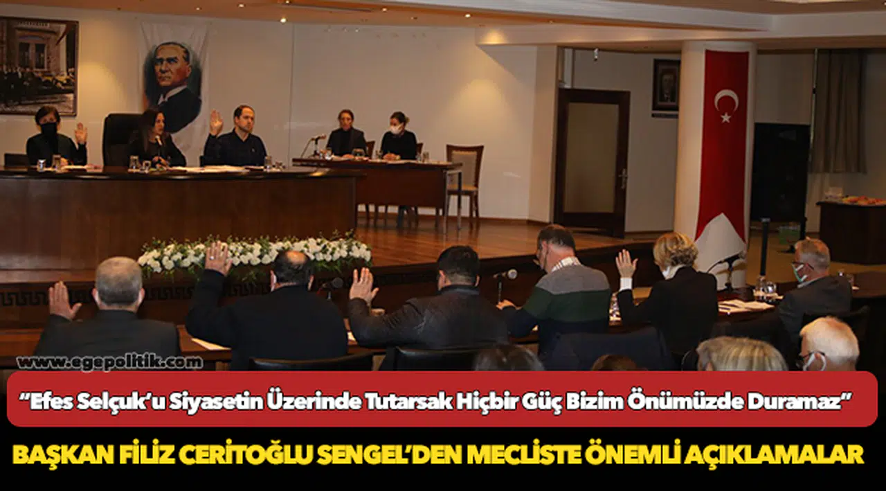 Başkan Filiz Ceritoğlu Sengel’den Mecliste Önemli Açıklamalar