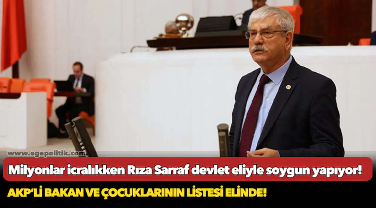 Beko, "Milyonlar icralıkken Rıza Sarraf devlet eliyle soygun yapıyor!"