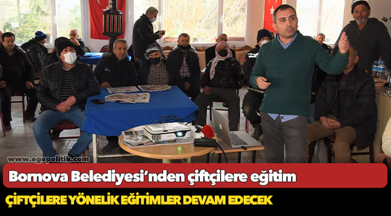 Bornova Belediyesi’nden çiftçilere eğitim