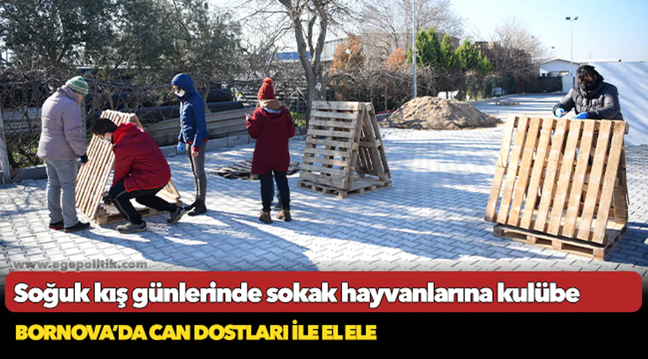 Bornova’da can dostları ile el ele