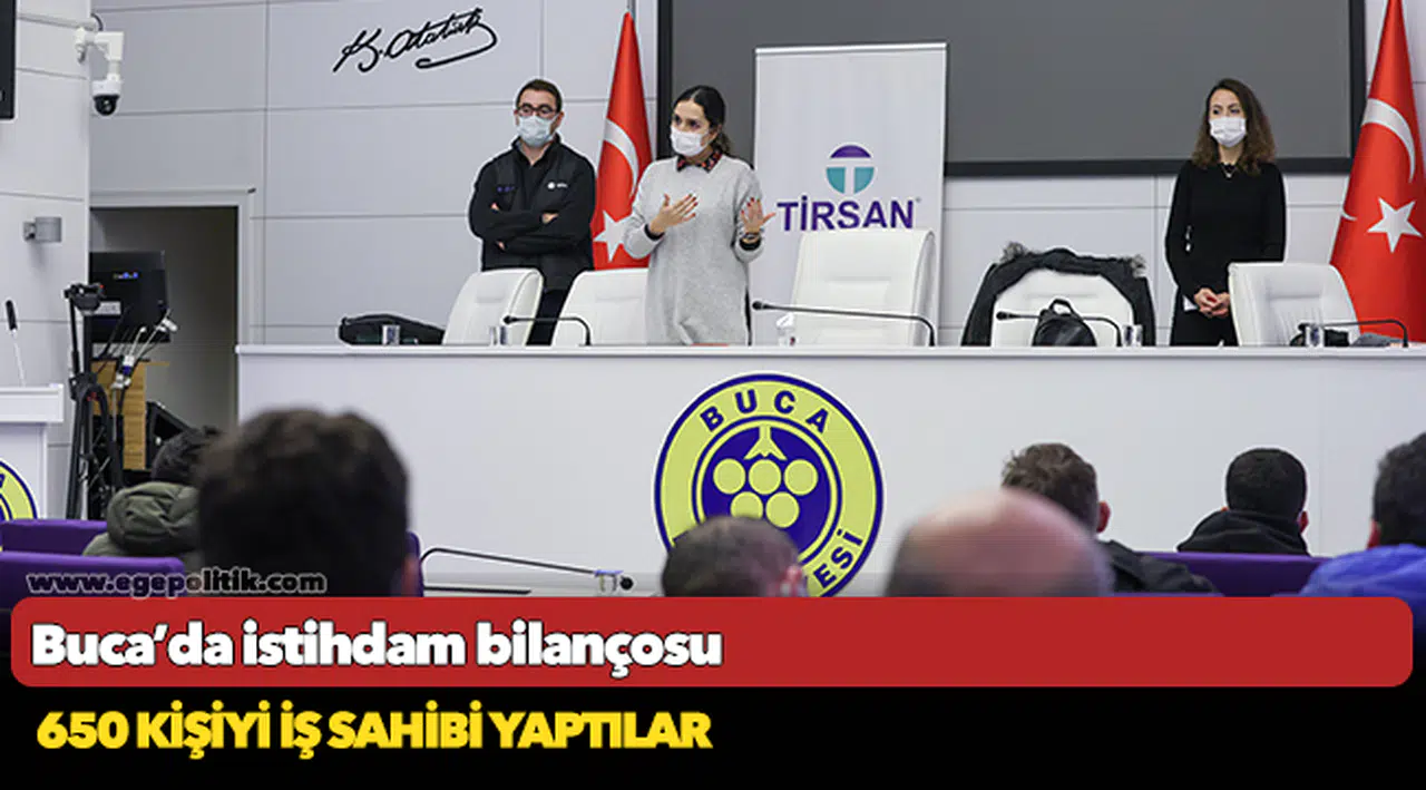 Buca’da istihdam bilançosu: 650 kişiyi iş sahibi yaptılar