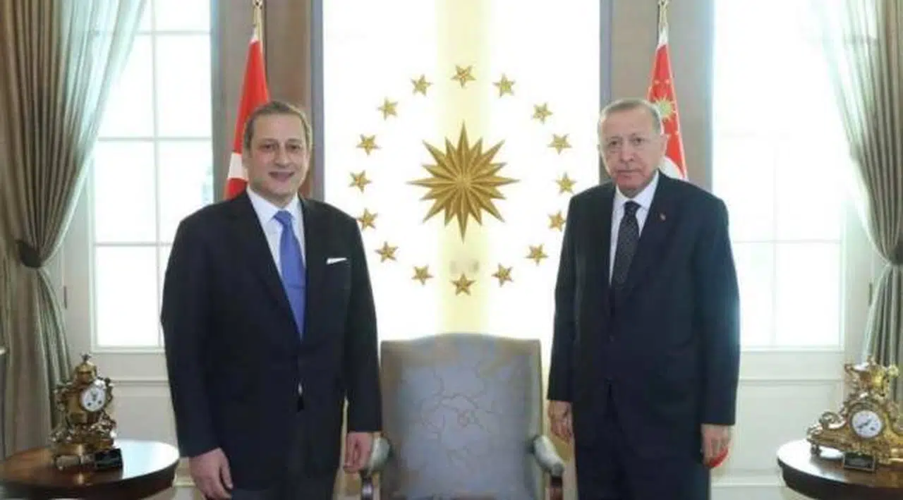 Burak Elmas'tan Erdoğan'a Çankaya Köşkü'nde ziyaret