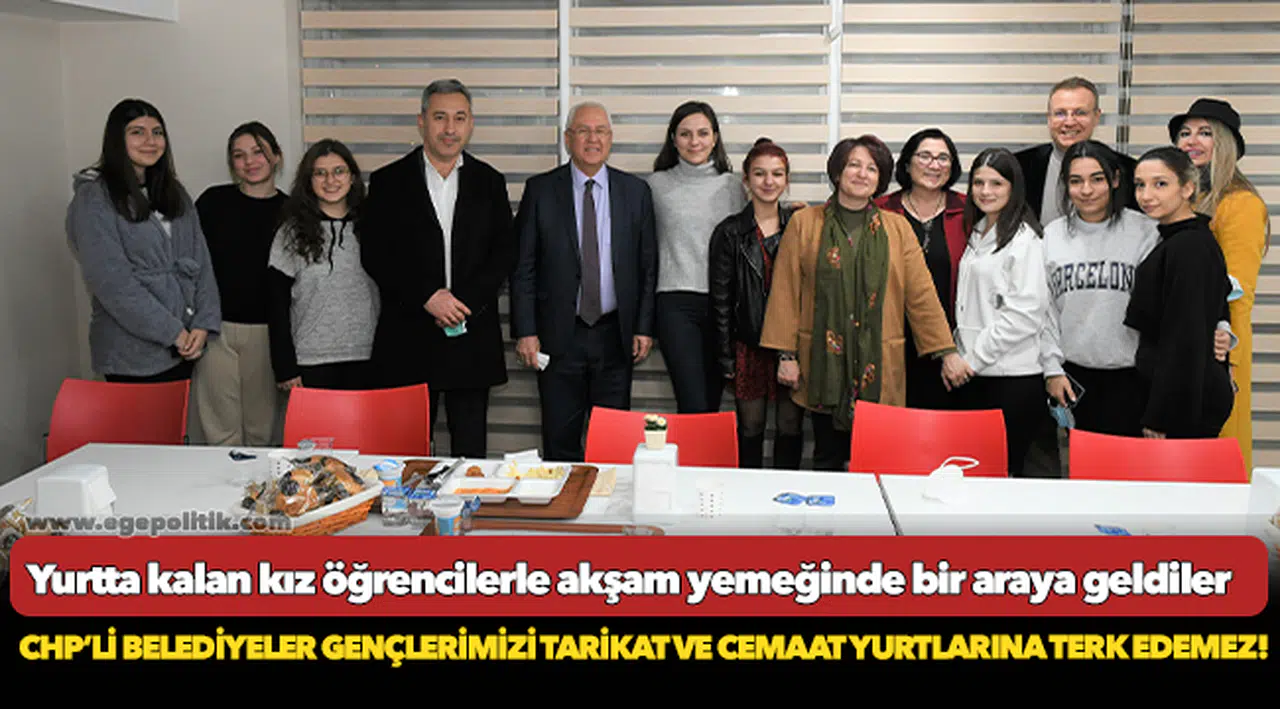 CHP’li belediyeler gençlerimizi tarikat ve cemaat yurtlarına terk edemez!