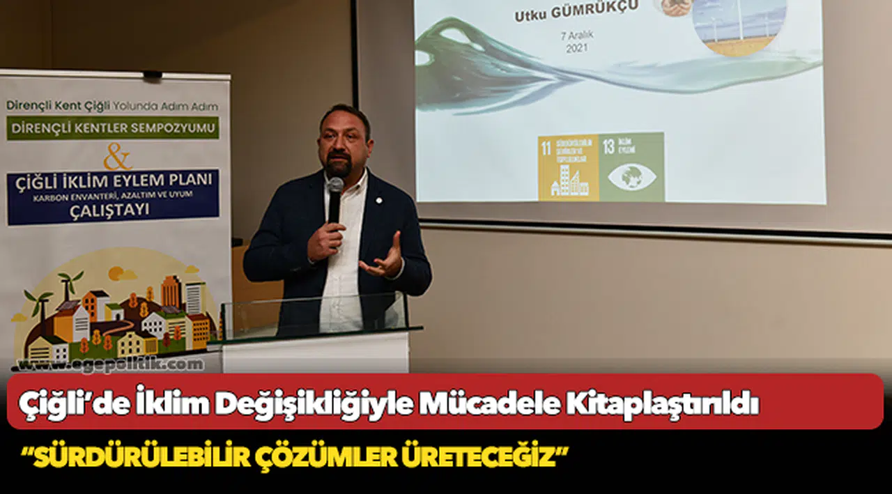 Çiğli’de İklim Değişikliğiyle Mücadele Kitaplaştırıldı