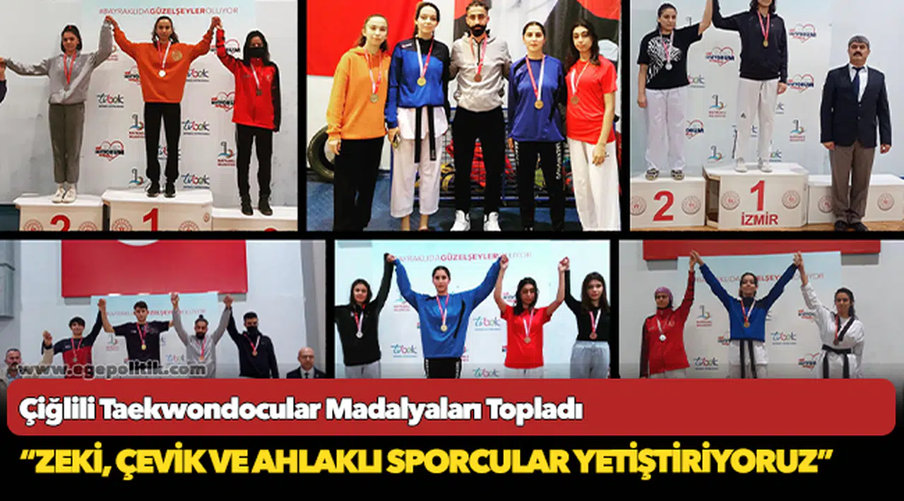 Çiğlili Taekwondocular Madalyaları Topladı