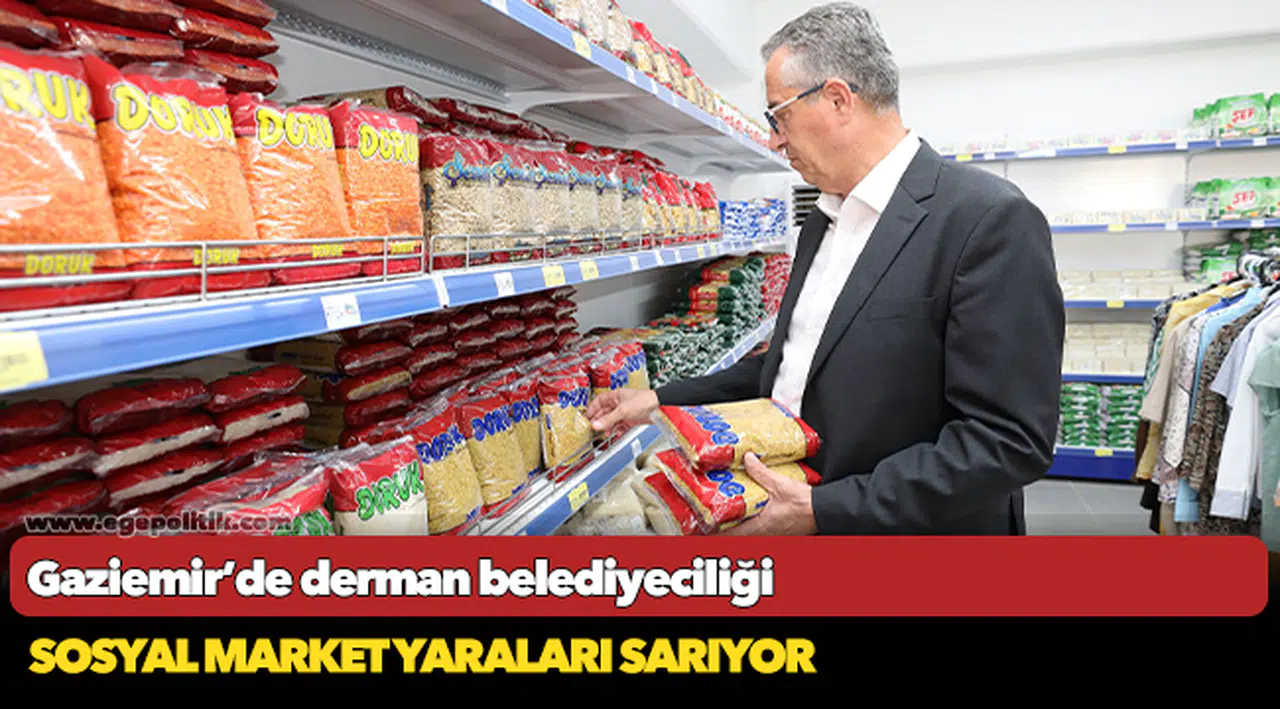 Gaziemir’de derman belediyeciliği
