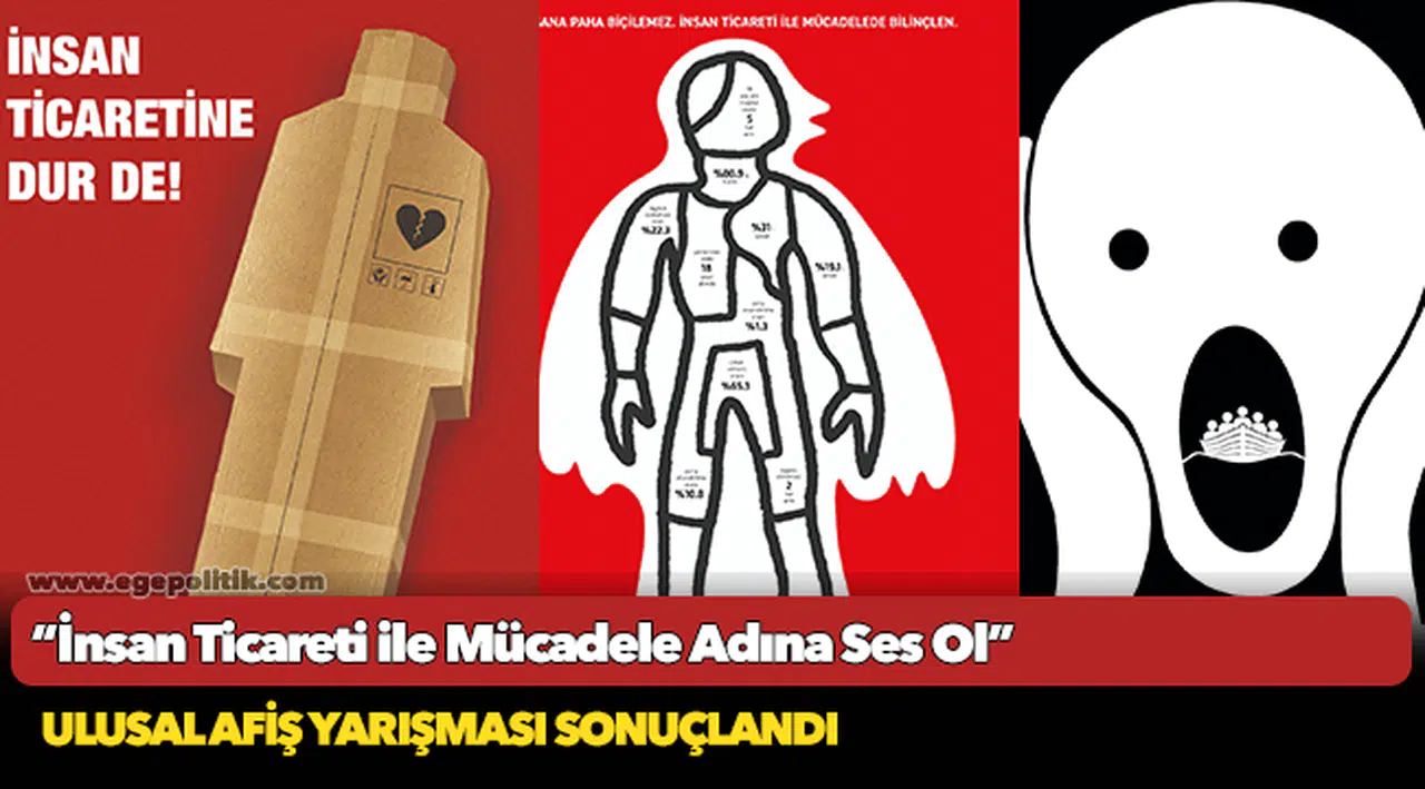 “İnsan Ticareti ile Mücadele Adına Ses Ol” ulusal afiş yarışması sonuçlandı