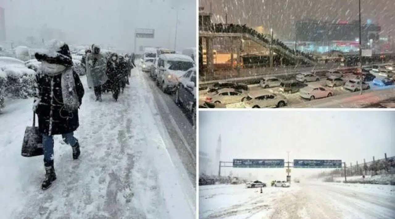İstanbul'da kar esareti: Kentte hayat durdu