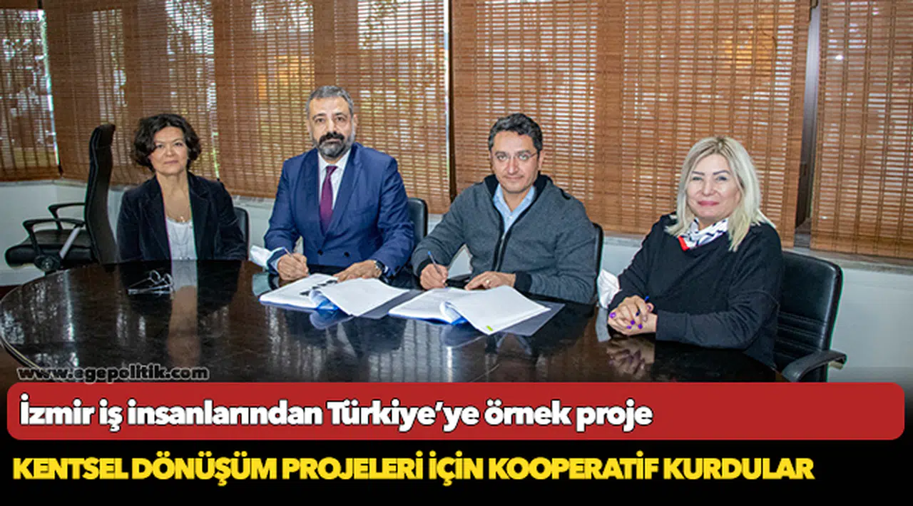 İzmir iş insanlarından Türkiye’ye örnek proje