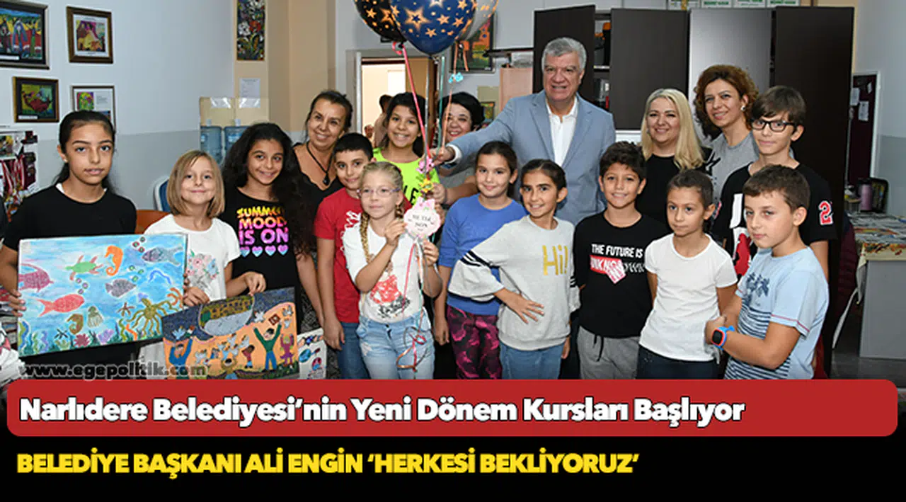Narlıdere Belediyesi’nin Yeni Dönem Kursları Başlıyor
