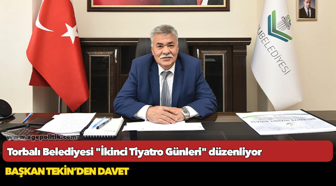 Torbalı Belediyesi, “İkinci Tiyatro Günleri” düzenliyor
