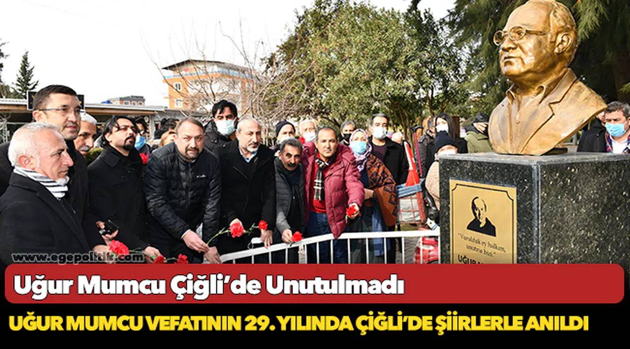 Uğur Mumcu Vefatının 29. Yılında Çiğli’de Şiirlerle Anıldı