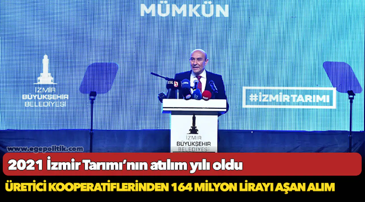Üretici kooperatiflerinden 164 milyon lirayı aşan alım