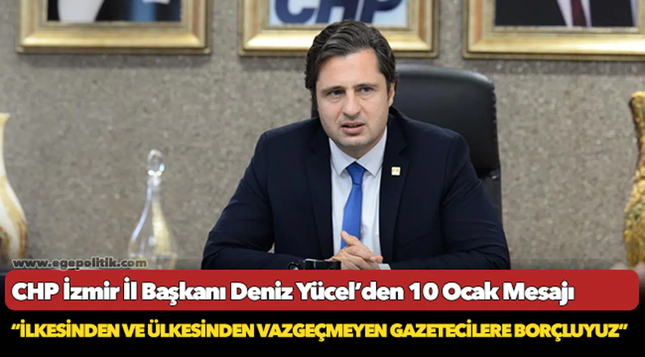 Yücel, “İlkesinden ve ülkesinden vazgeçmeyen gazetecilere borçluyuz”