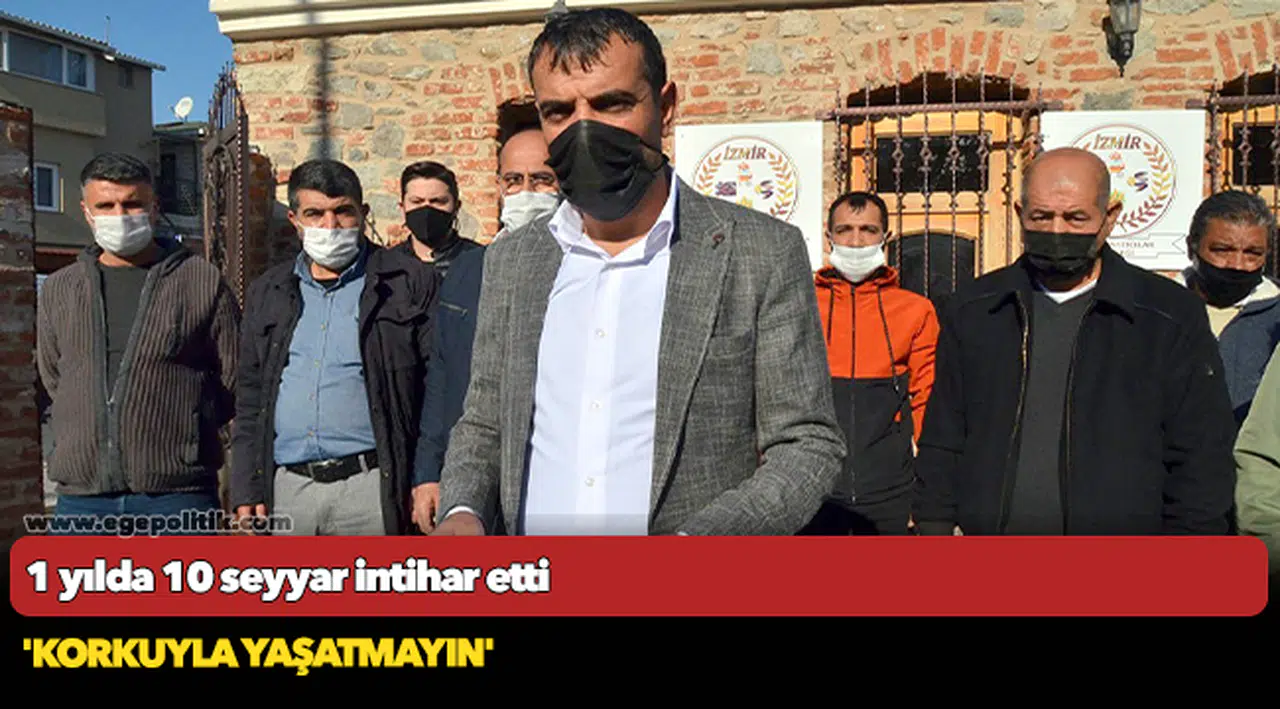 1 yılda 10 seyyar intihar etti