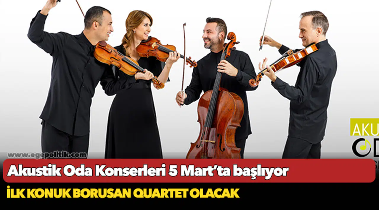 Akustik Oda Konserleri 5 Mart’ta başlıyor