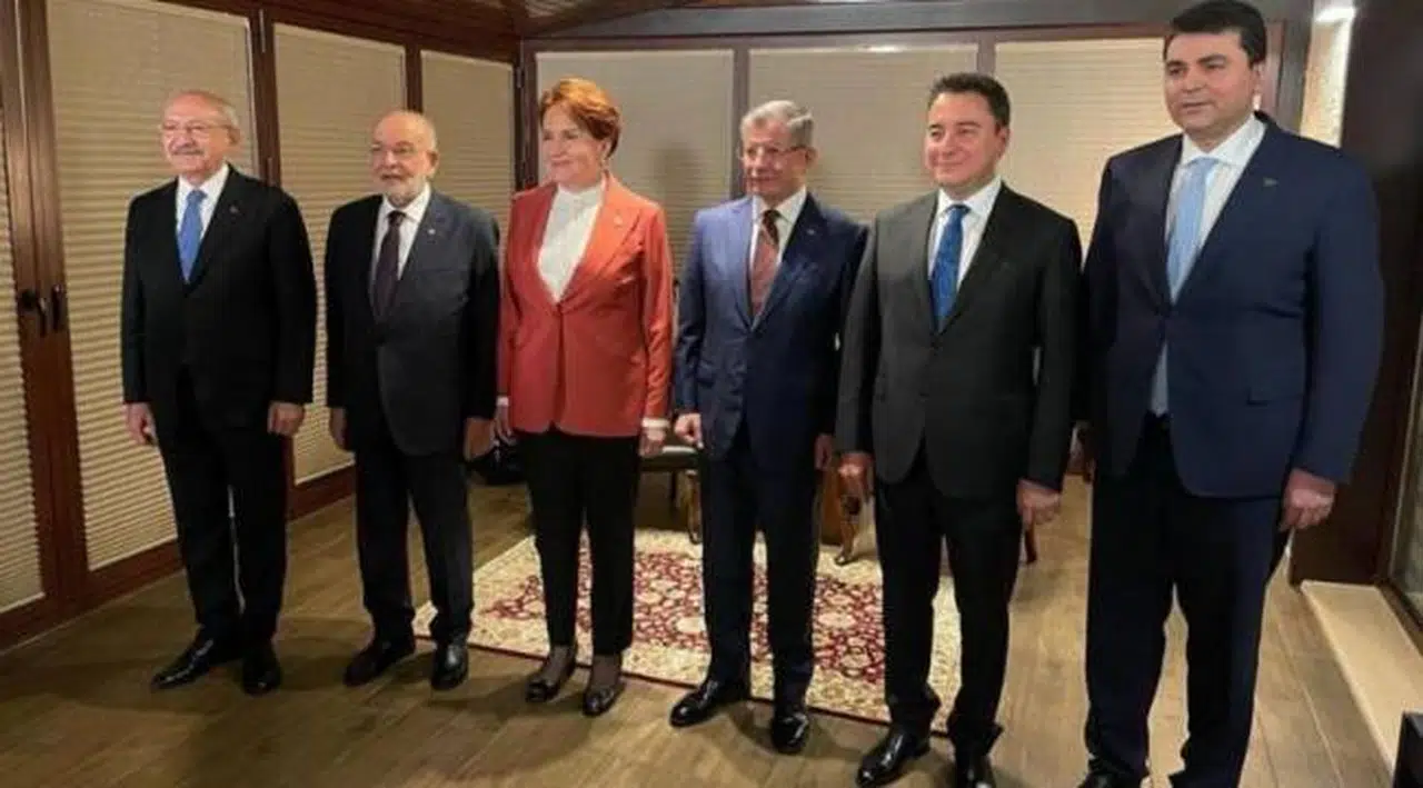 Altı partiden ortak video paylaşımı