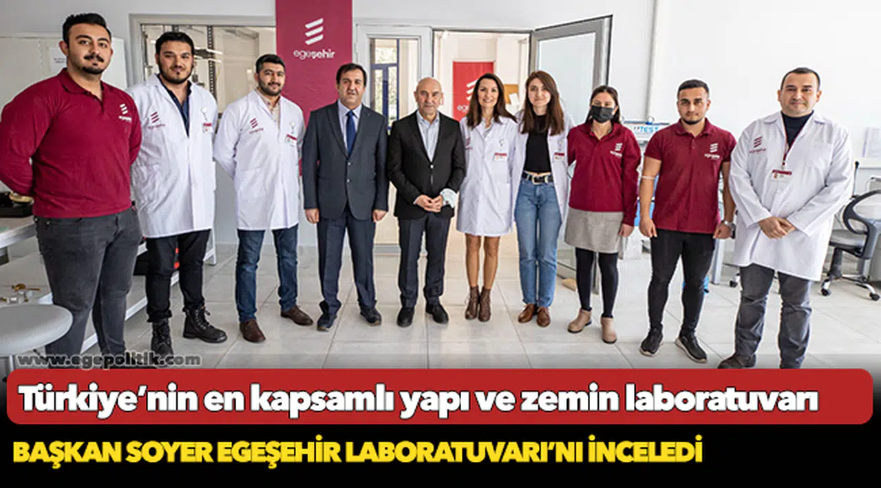 Başkan Soyer Egeşehir Laboratuvarı’nı inceledi