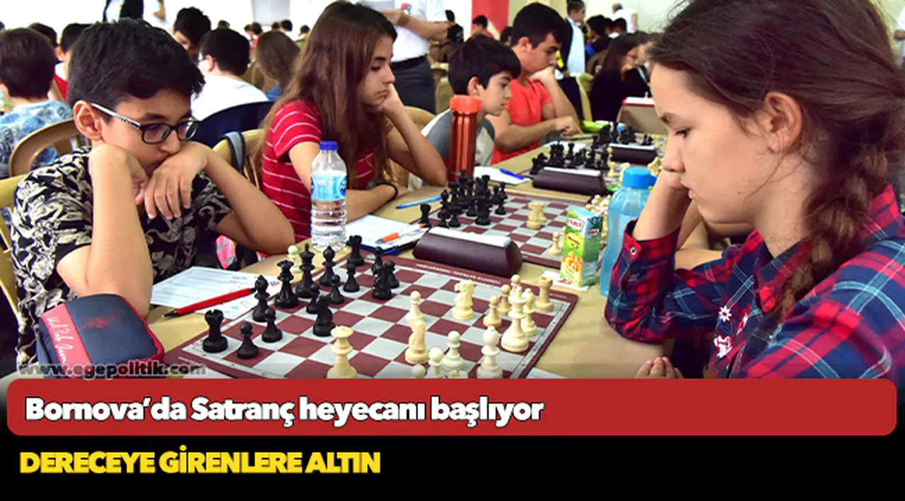 Bornova’da Satranç heyecanı başlıyor