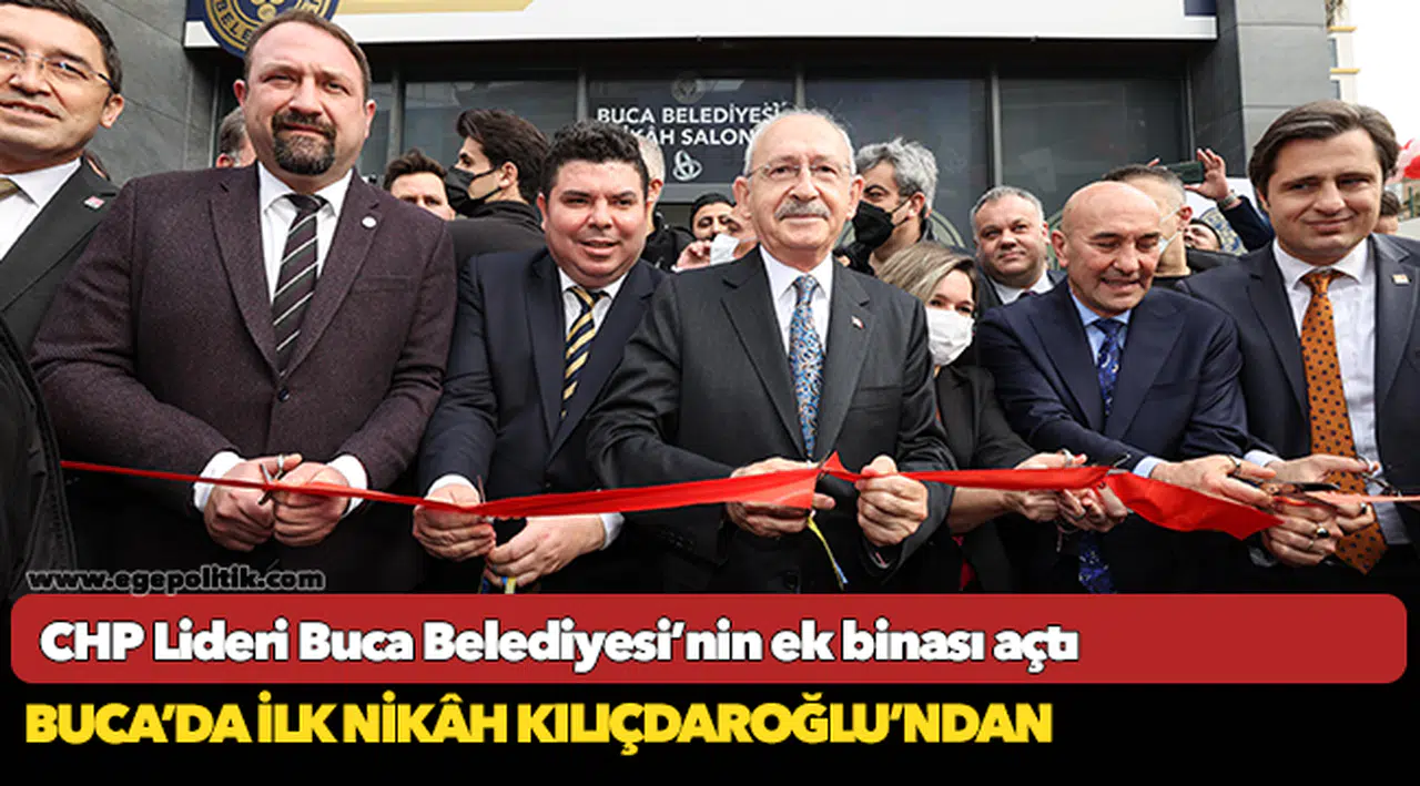 Buca’da ilk nikâh Kılıçdaroğlu’ndan