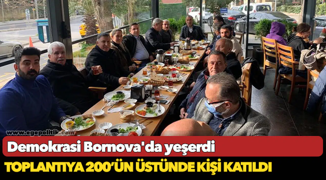 Demokrasi Bornova'da yeşerdi