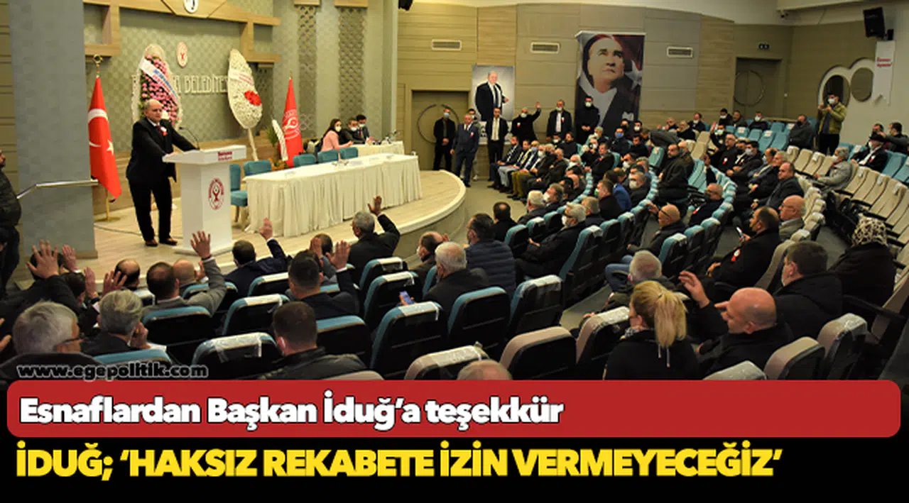 Esnaflardan Başkan İduğ’a teşekkür
