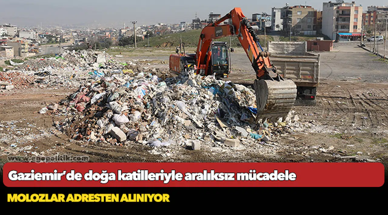 Gaziemir’de doğa katilleriyle aralıksız mücadele