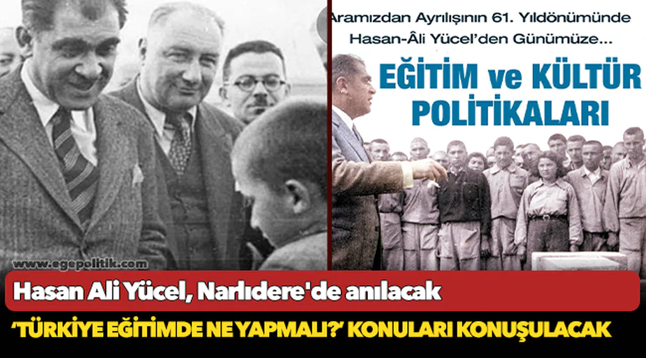 Hasan Ali Yücel, Narlıdere’de Anılacak