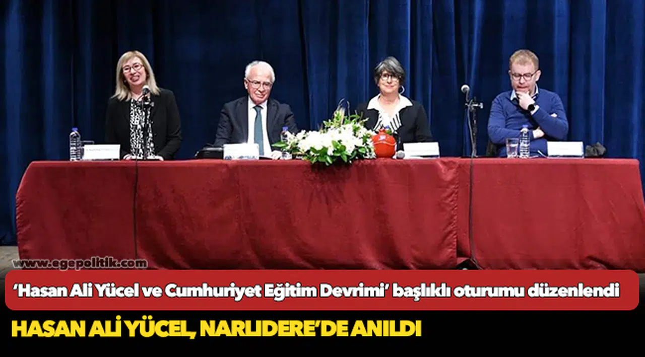 Hasan Ali Yücel, Narlıdere’de Anıldı