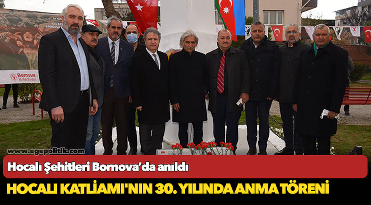 Hocalı Şehitleri Bornova’da anıldı