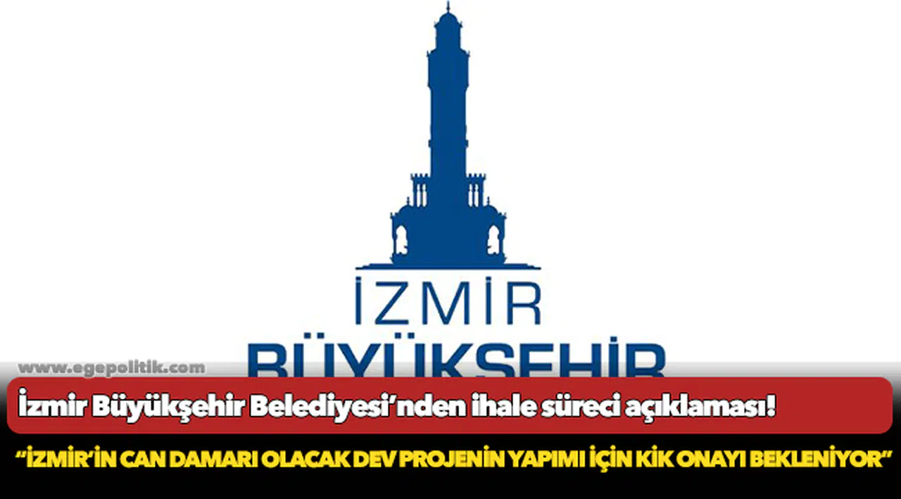 İzmir Büyükşehir Belediyesi’nden ‘Buca-Onat Caddesi ile Şehirlerarası Otobüs Terminali ve Çevre Yolu Arası Bağlantı Yolu Projesi’nin ihale sürecine ilişkin açıklama!