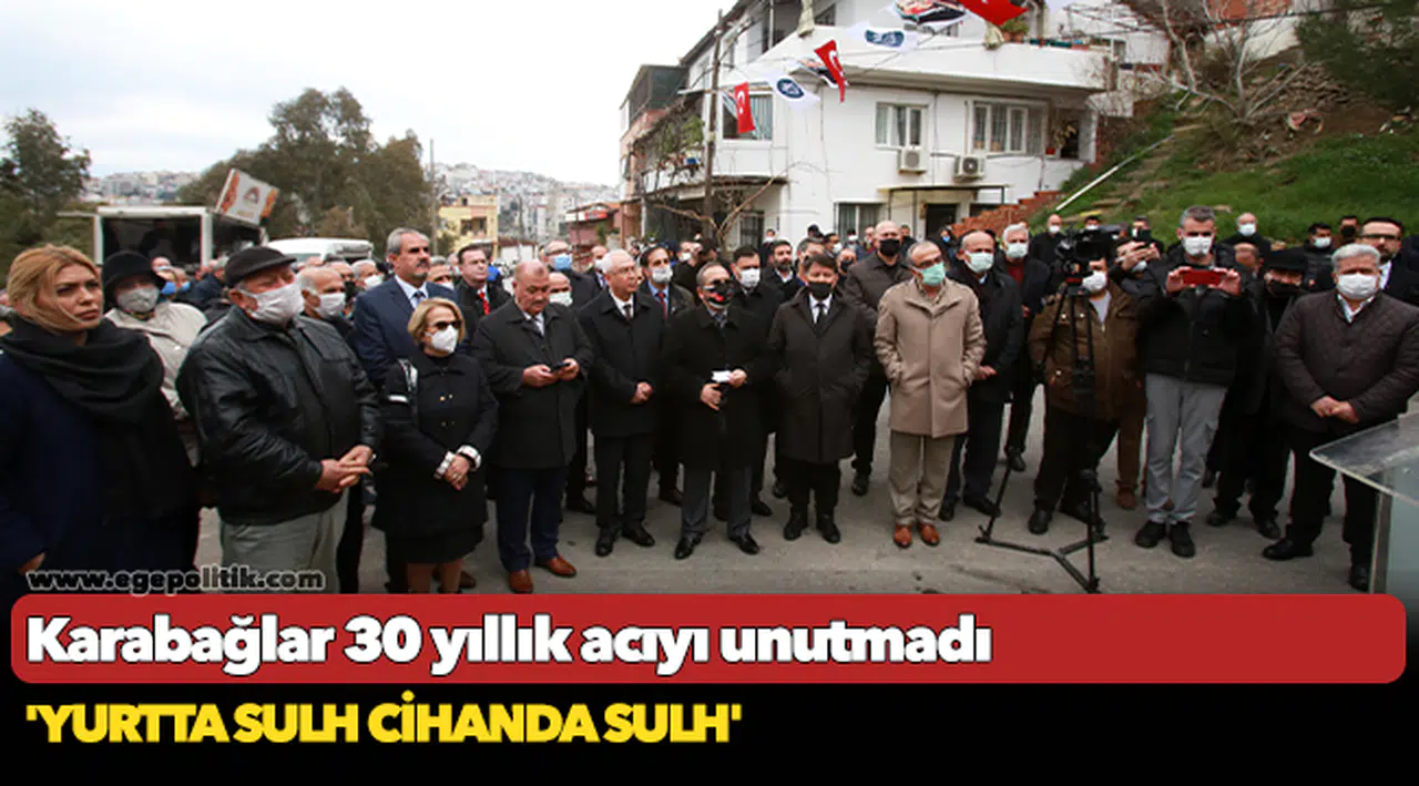 Karabağlar 30 yıllık acıyı unutmadı