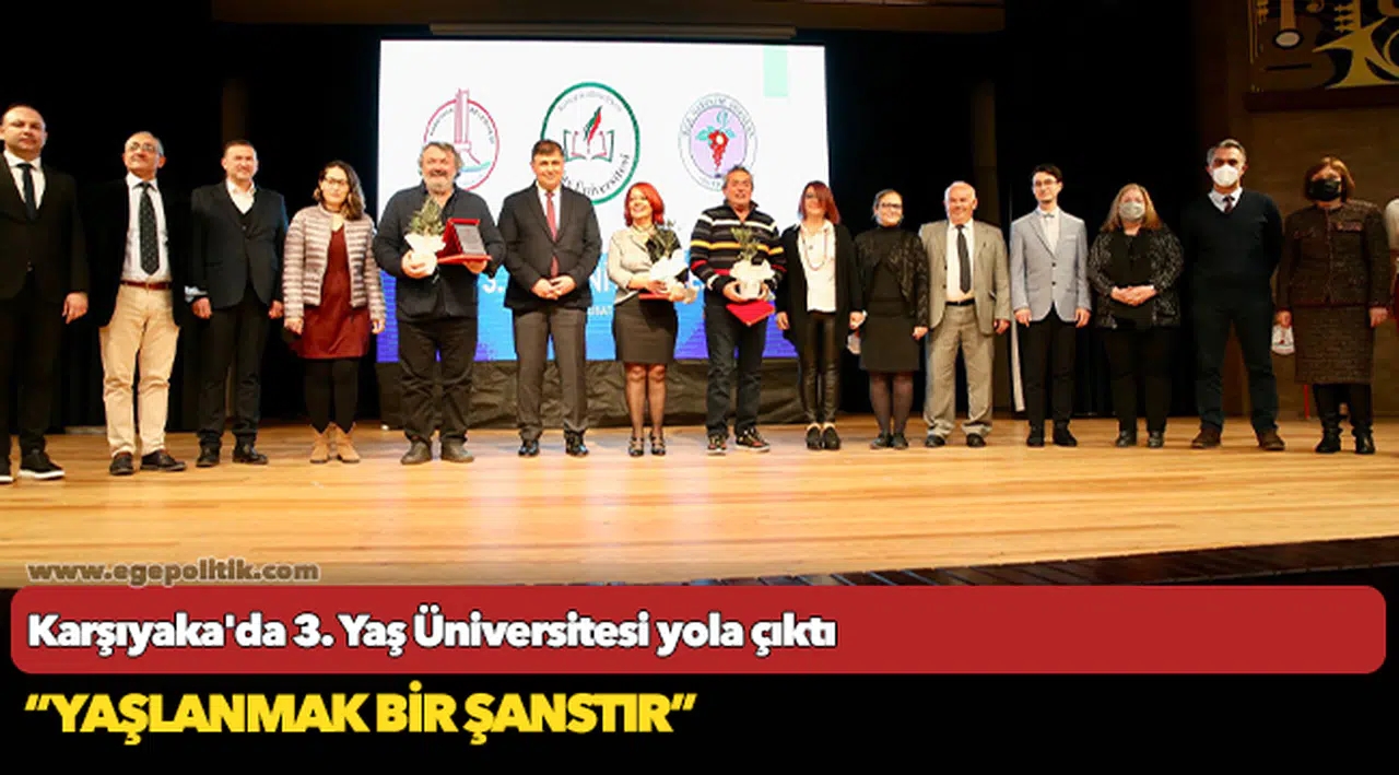 Karşıyaka'da 3. Yaş Üniversitesi yola çıktı