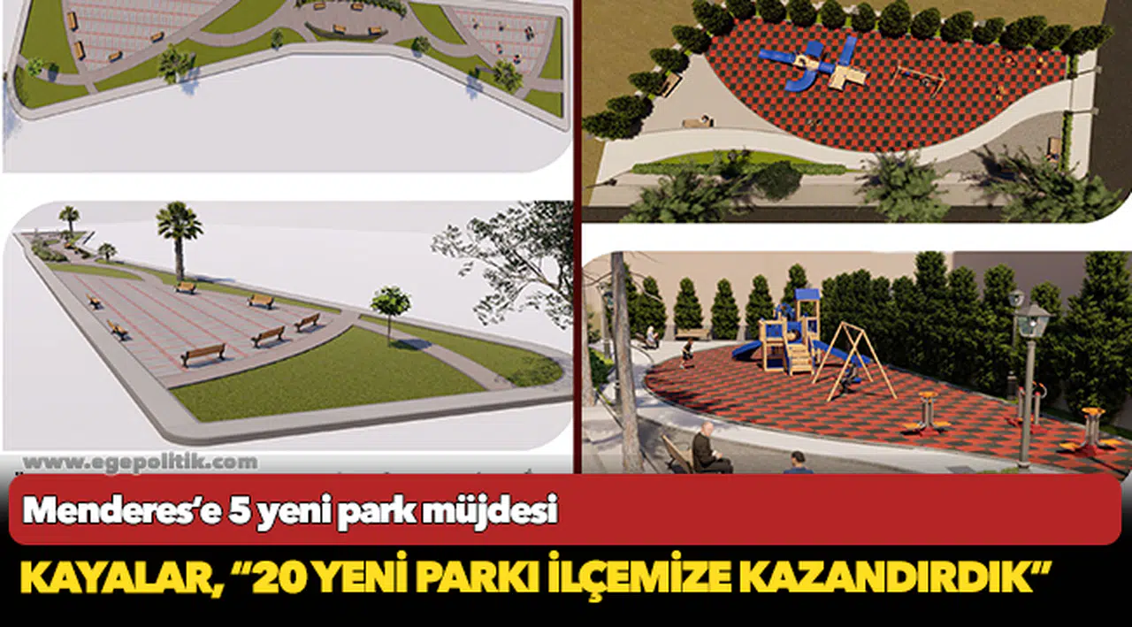 Menderes’e 5 yeni park müjdesi