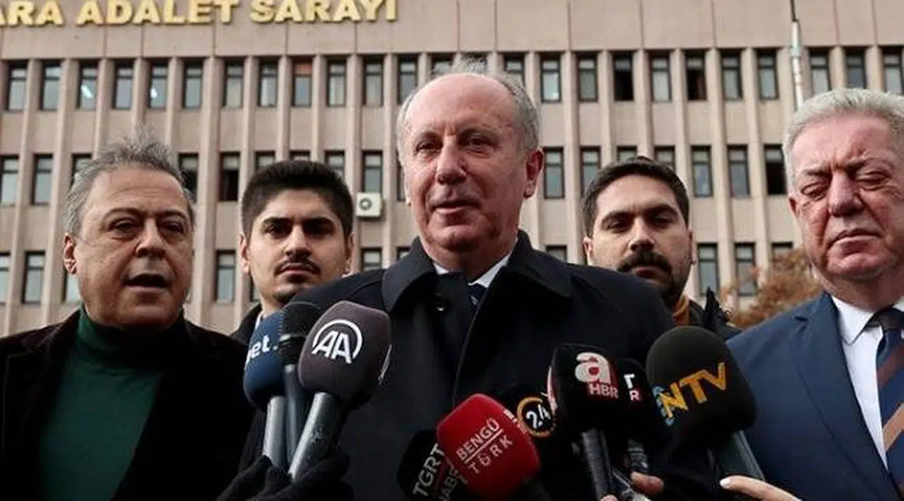 Muharrem İnce, 'Cumhurbaşkanına hakaret' suçundan ifade verdi